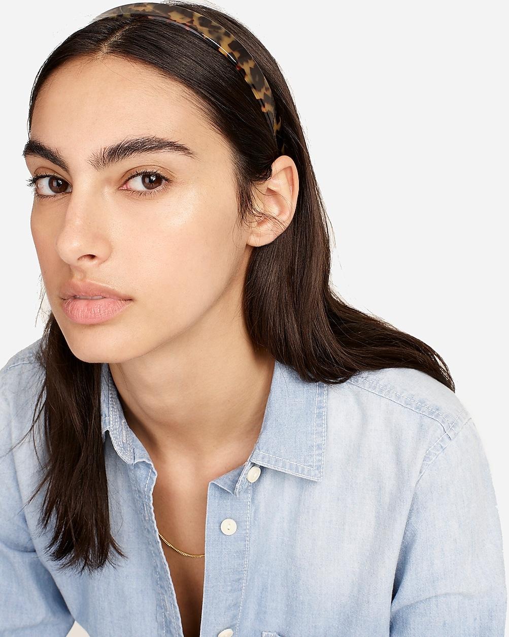 Tortoise headband by J.CREW