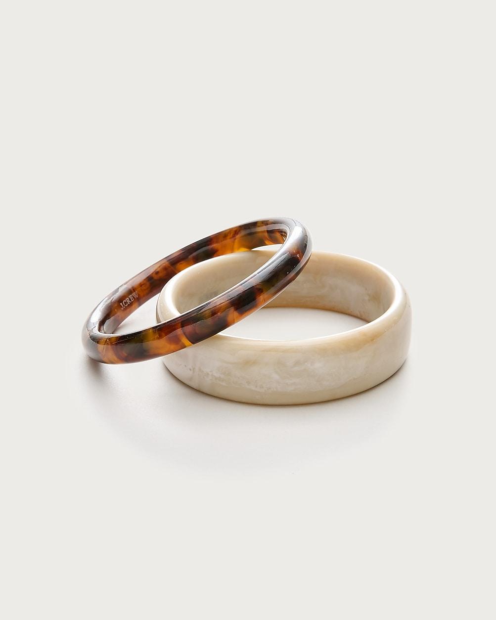 Tortoiseshell bangles set-of-two by J.CREW