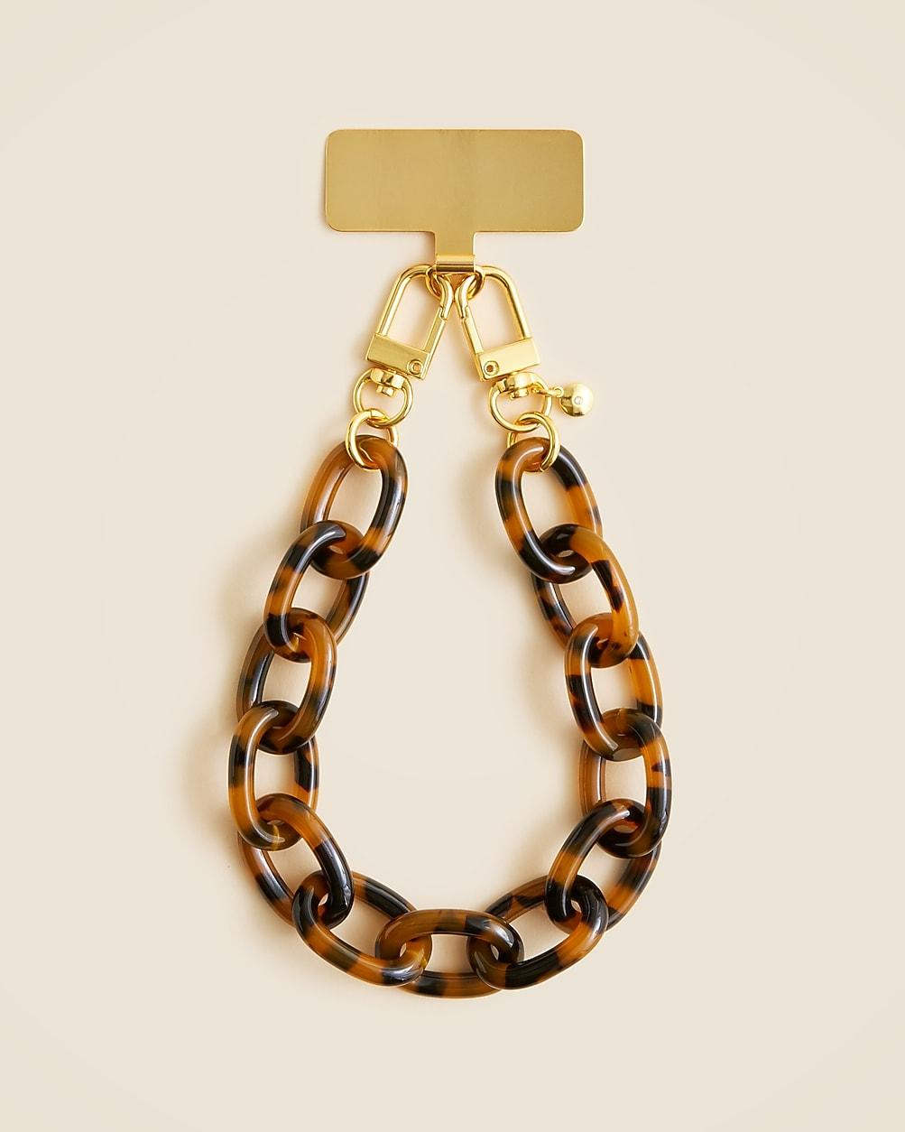 Tortoiseshell phone chain by J.CREW