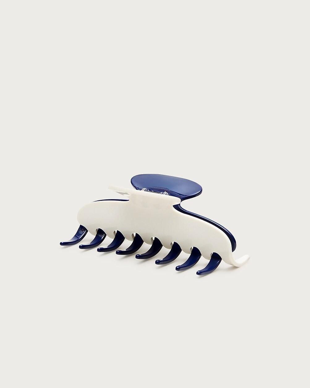 Two-tone claw hair clip by J.CREW