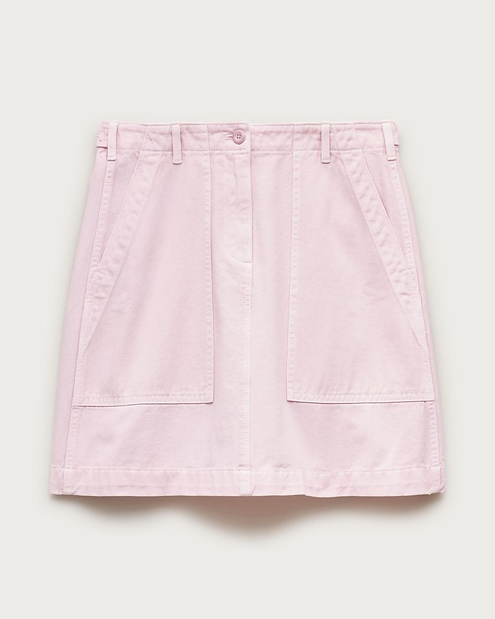 Utility mini skirt in chino by J.CREW