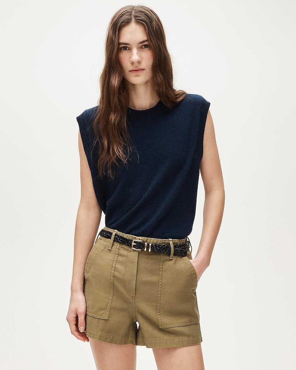 Utility-pocket short in sateen by J.CREW