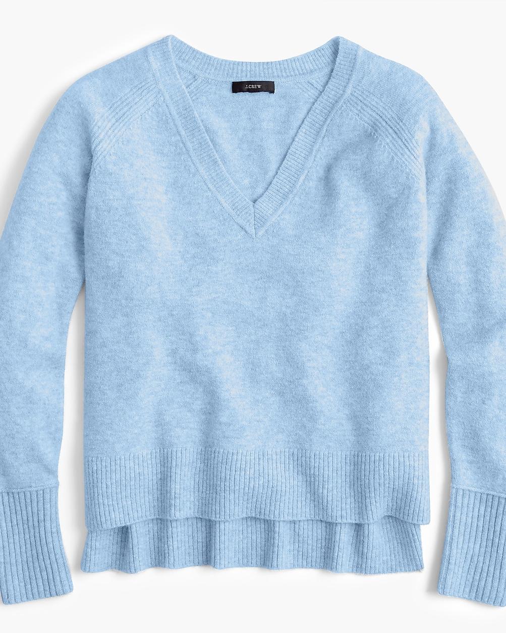 V-neck sweater in yarn by J.CREW