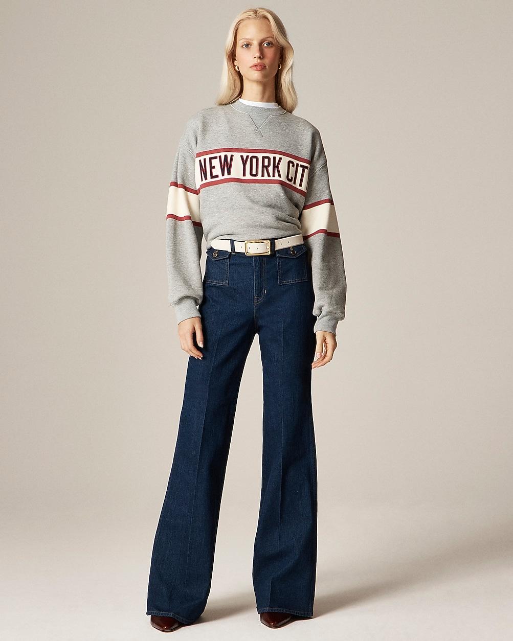 Vintage flare jean with flap pockets by J.CREW