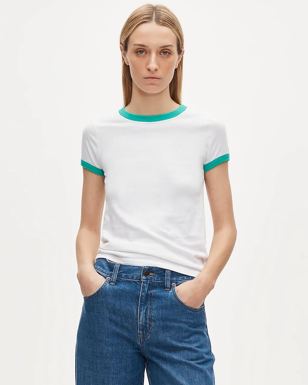Vintage jersey ringer T-shirt by J.CREW