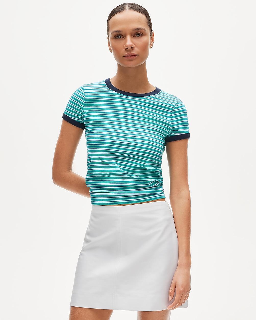 Vintage jersey ringer T-shirt in stripe by J.CREW