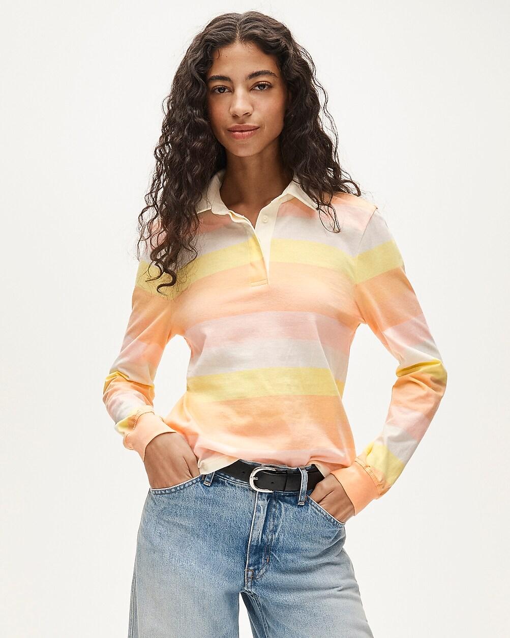 Vintage jersey rugby T-shirt in stripe by J.CREW Vintage jersey rugby T-shirt in stripe by J.CREW