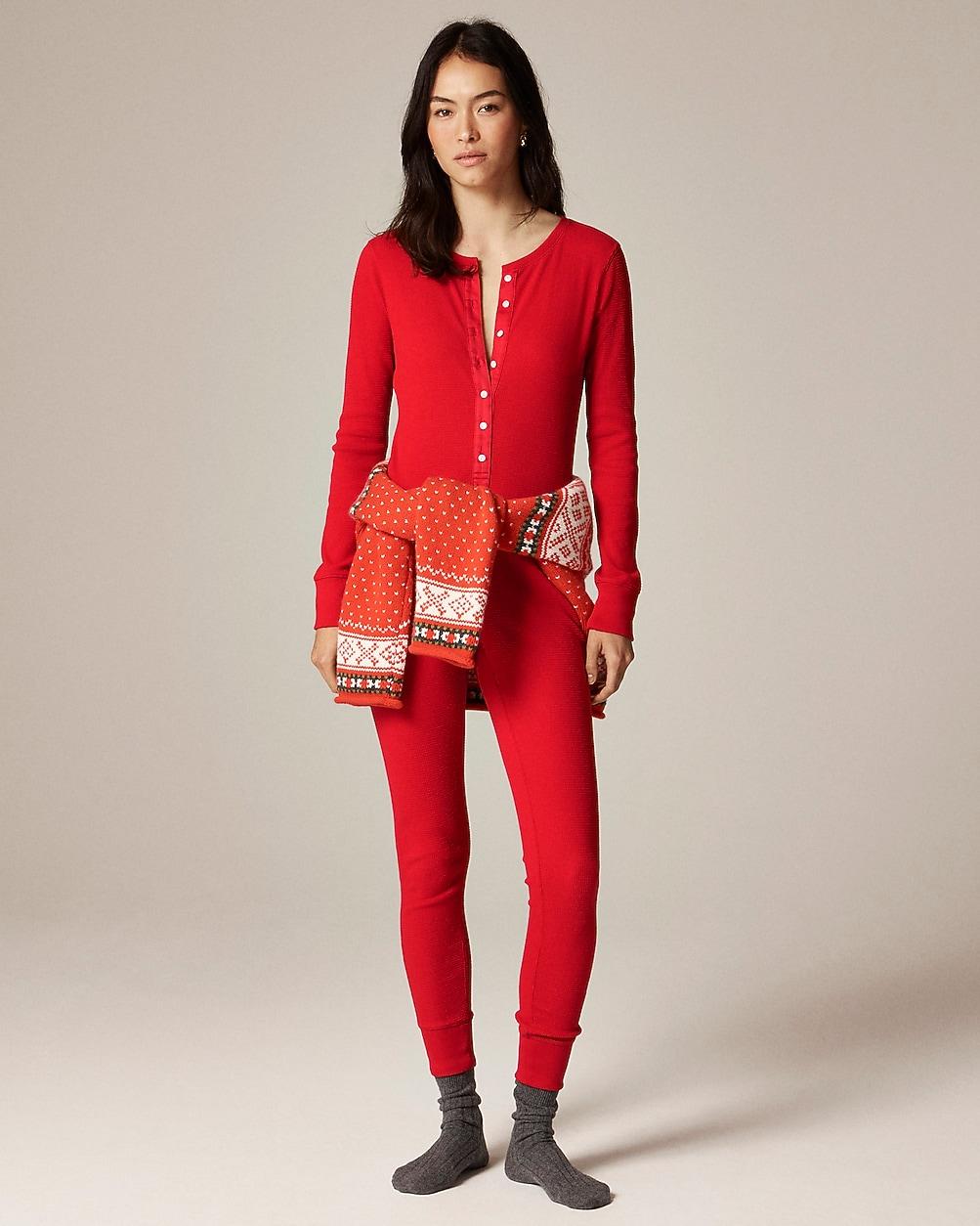 Waffle-knit one-piece by J.CREW