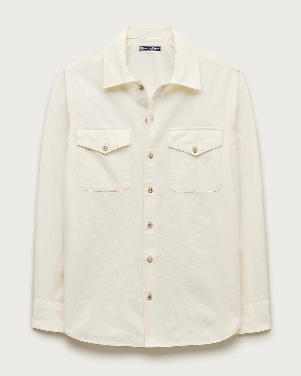 Wallace & Barnes chambray workshirt in hemp-cotton blend by J.CREW