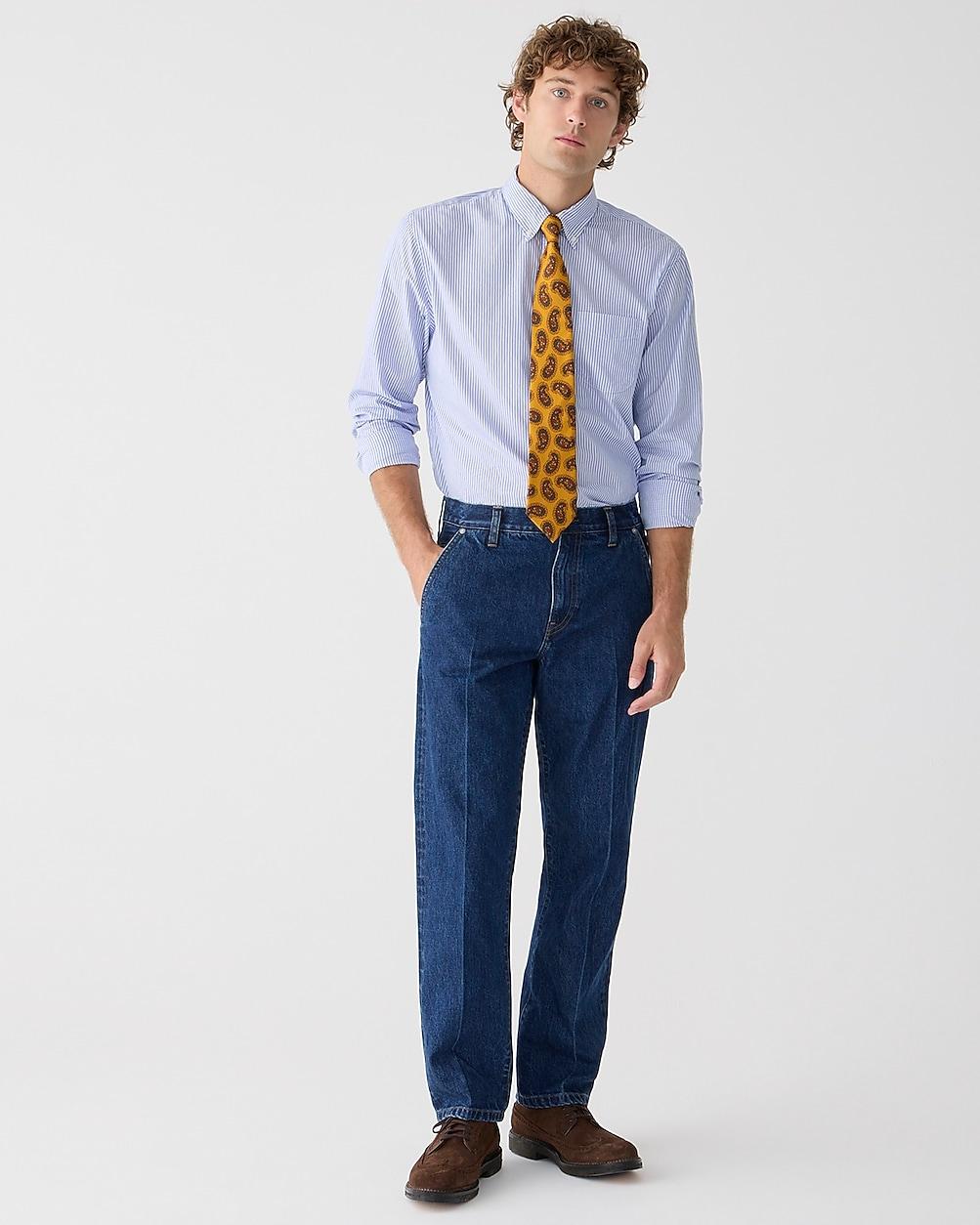 Wallace & Barnes creased slant-pocket jean in Japanese selvedge denim by J.CREW