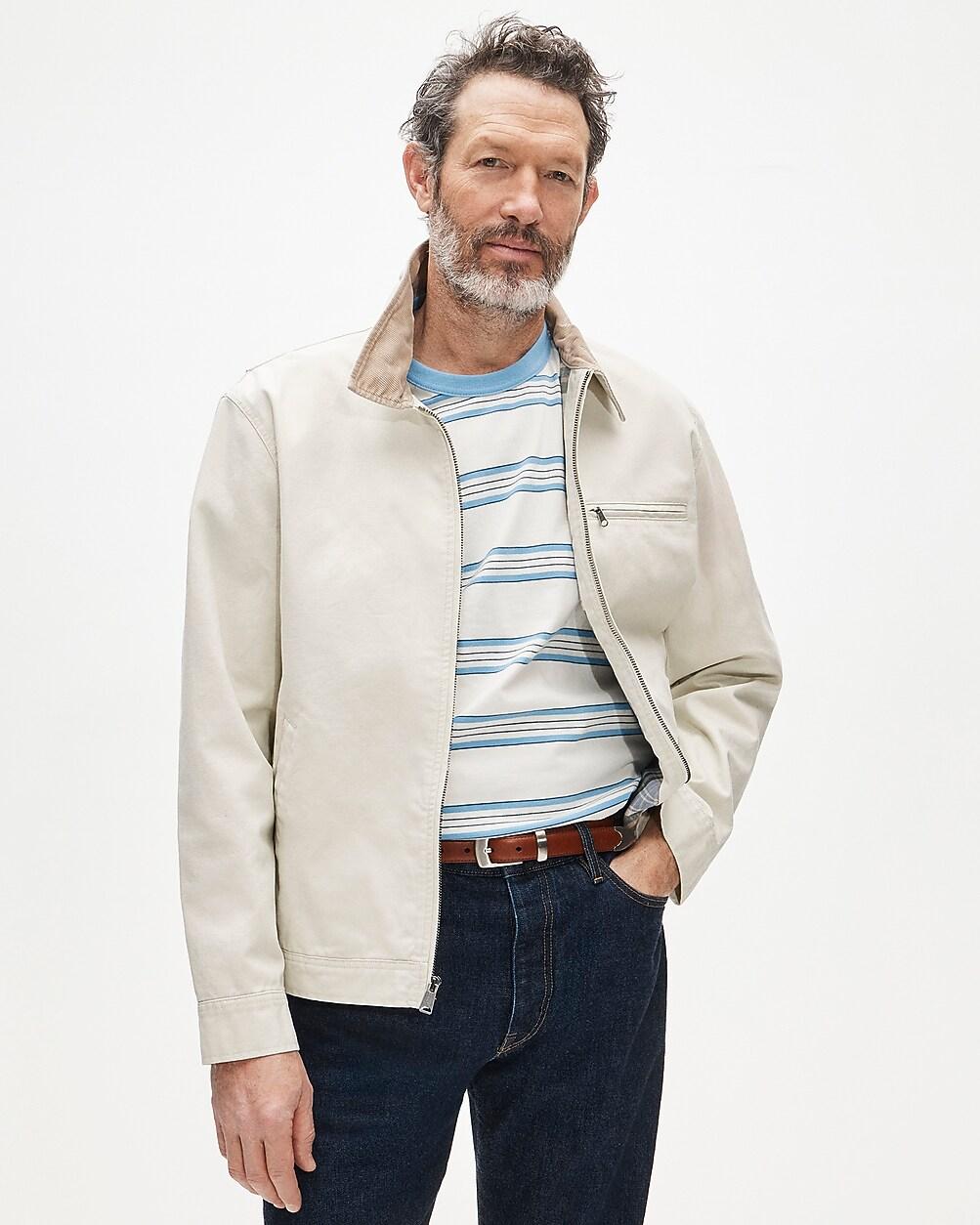 Wallace & Barnes lightweight canvas work jacket by J.CREW