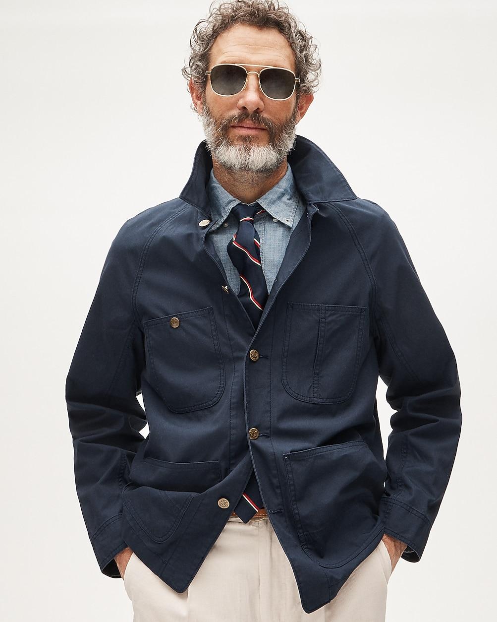 Wallace & Barnes lightweight cotton chore jacket by J.CREW