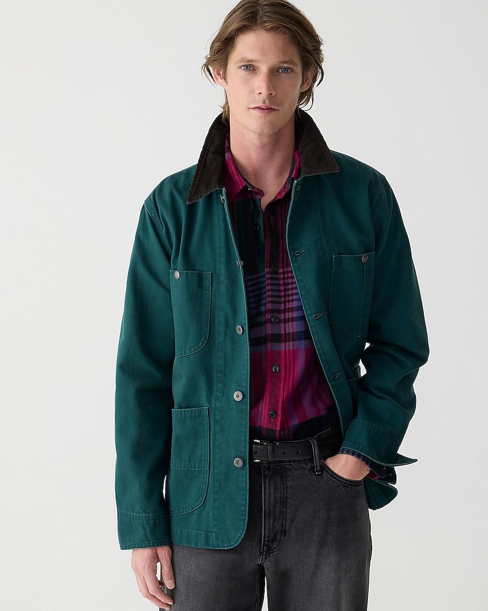 Wallace & Barnes lightweight twill chore jacket by J.CREW Wallace & Barnes lightweight twill chore jacket by J.CREW