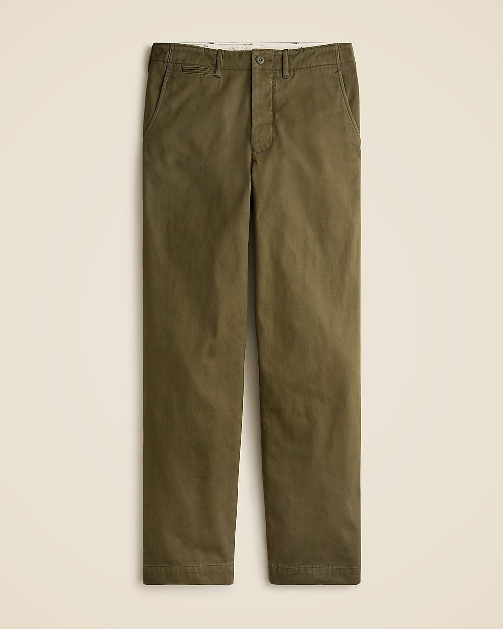 Wallace & Barnes selvedge officer chino pant by J.CREW