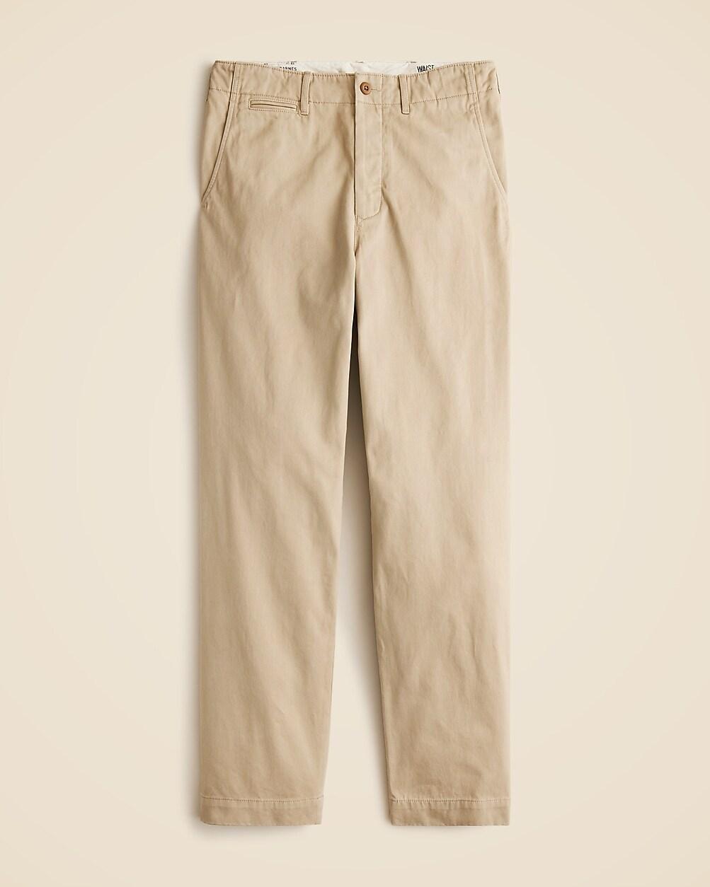 Wallace & Barnes selvedge officer chino pant by J.CREW