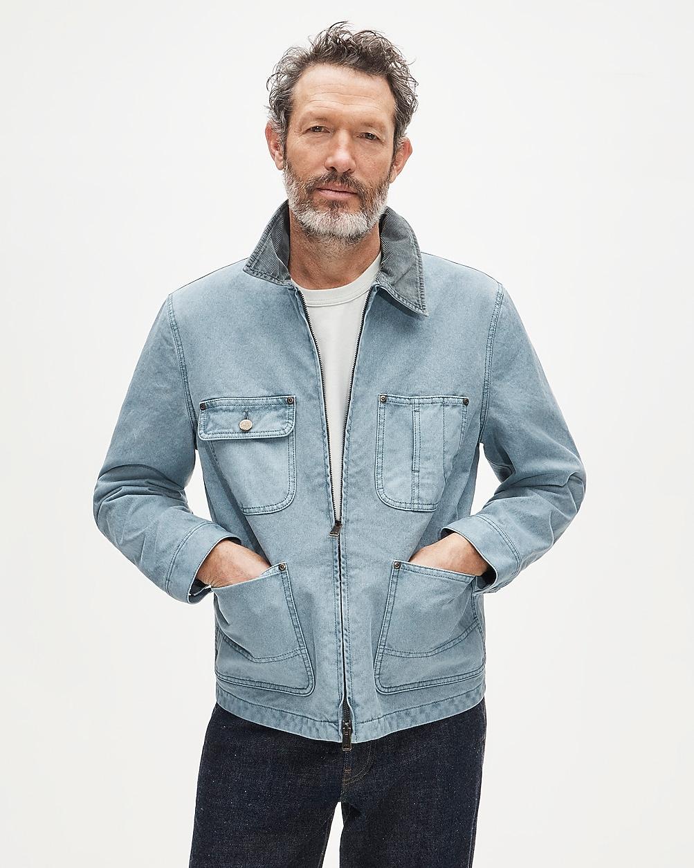 Wallace & Barnes zip-front chore jacket by J.CREW