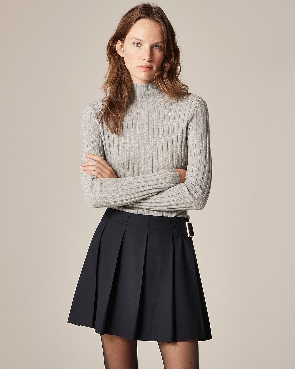 Wide-rib cashmere turtleneck sweater by J.CREW