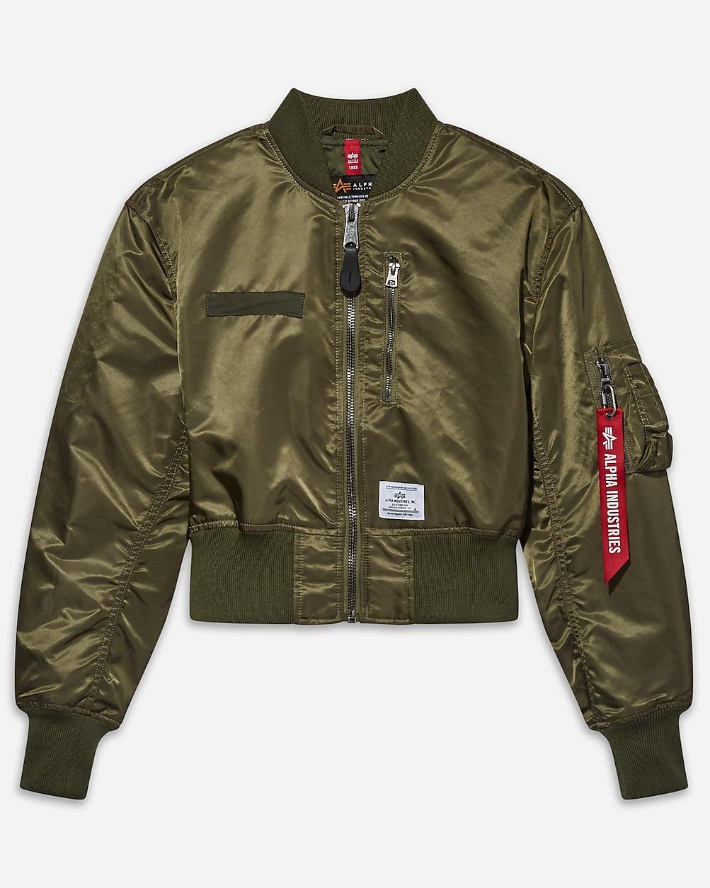 Women's Alpha Industries® L-2B GEN II cropped flight jacket by J.CREW