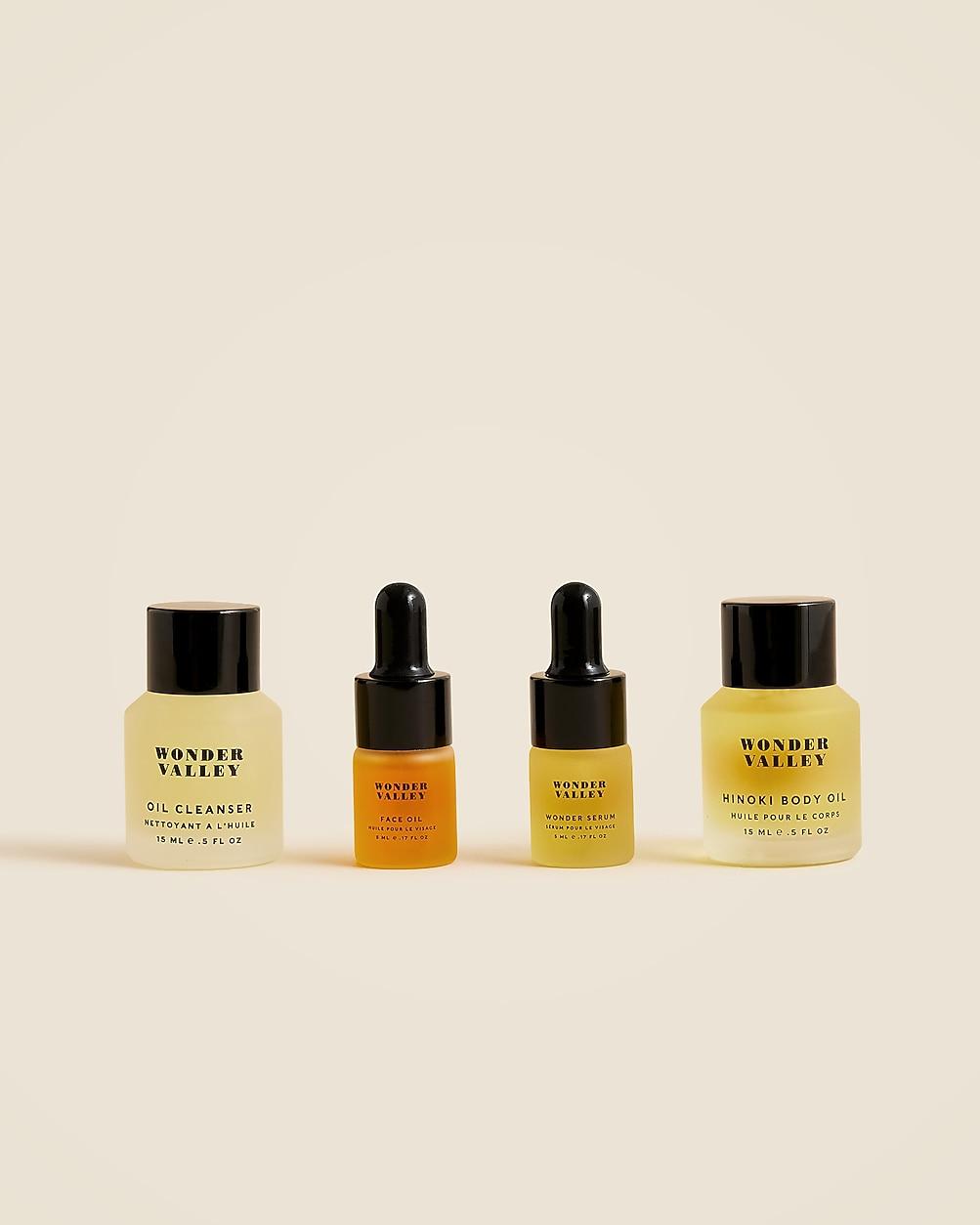 Wonder Valley skincare set by J.CREW