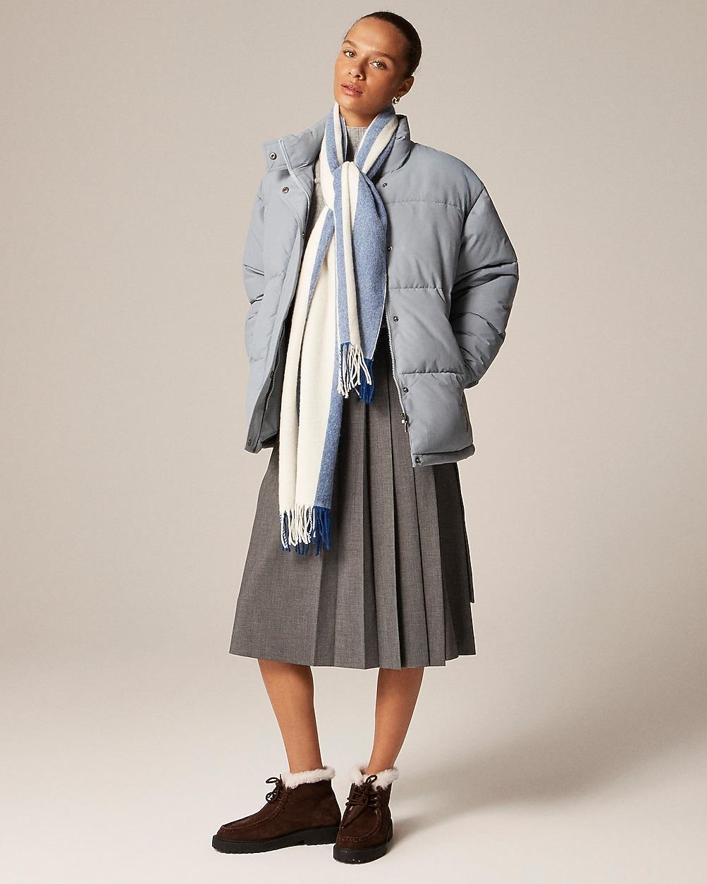 Wool-blend scarf in stripe by J.CREW