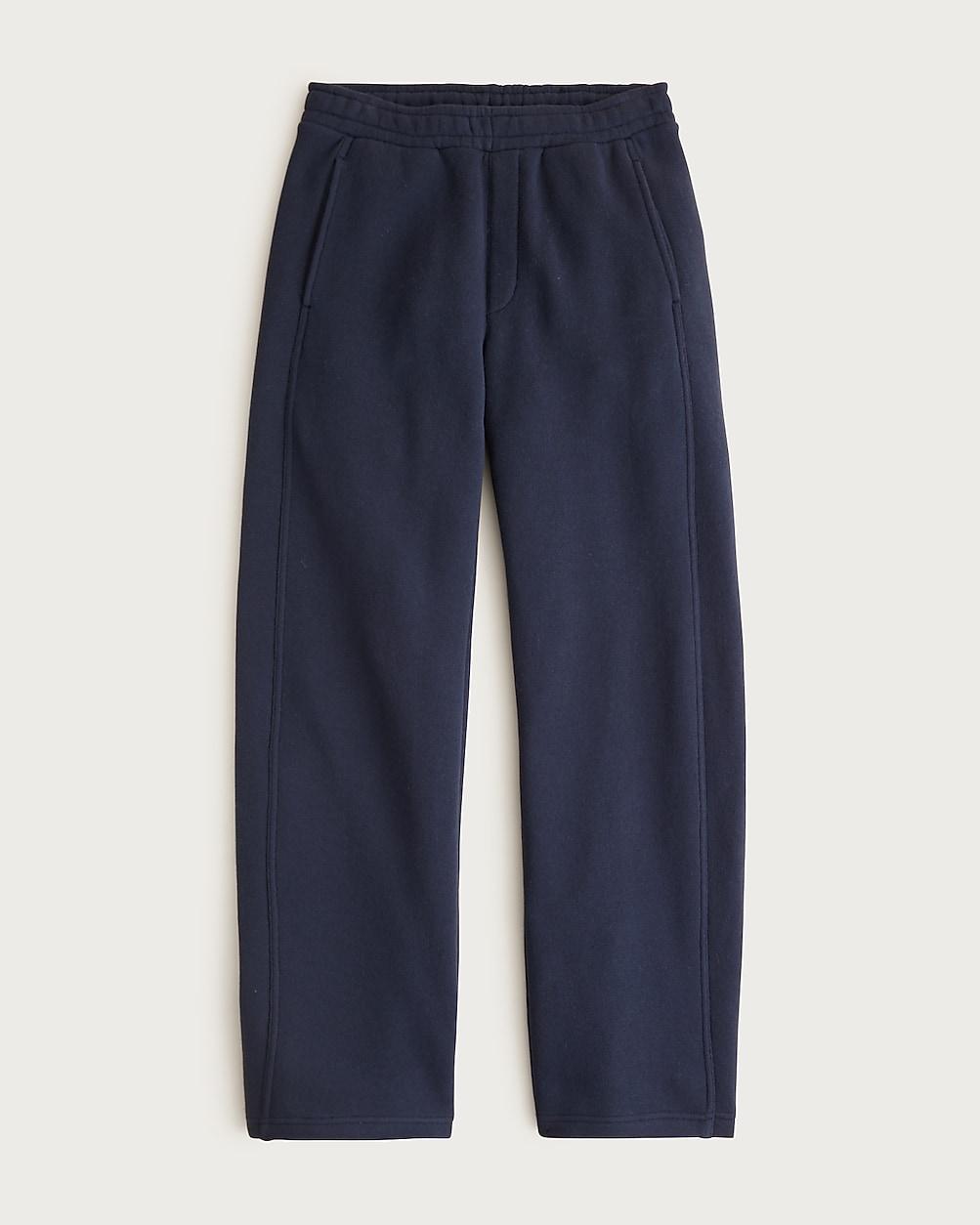 Zoe barrel sweatpant in heritage terry by J.CREW