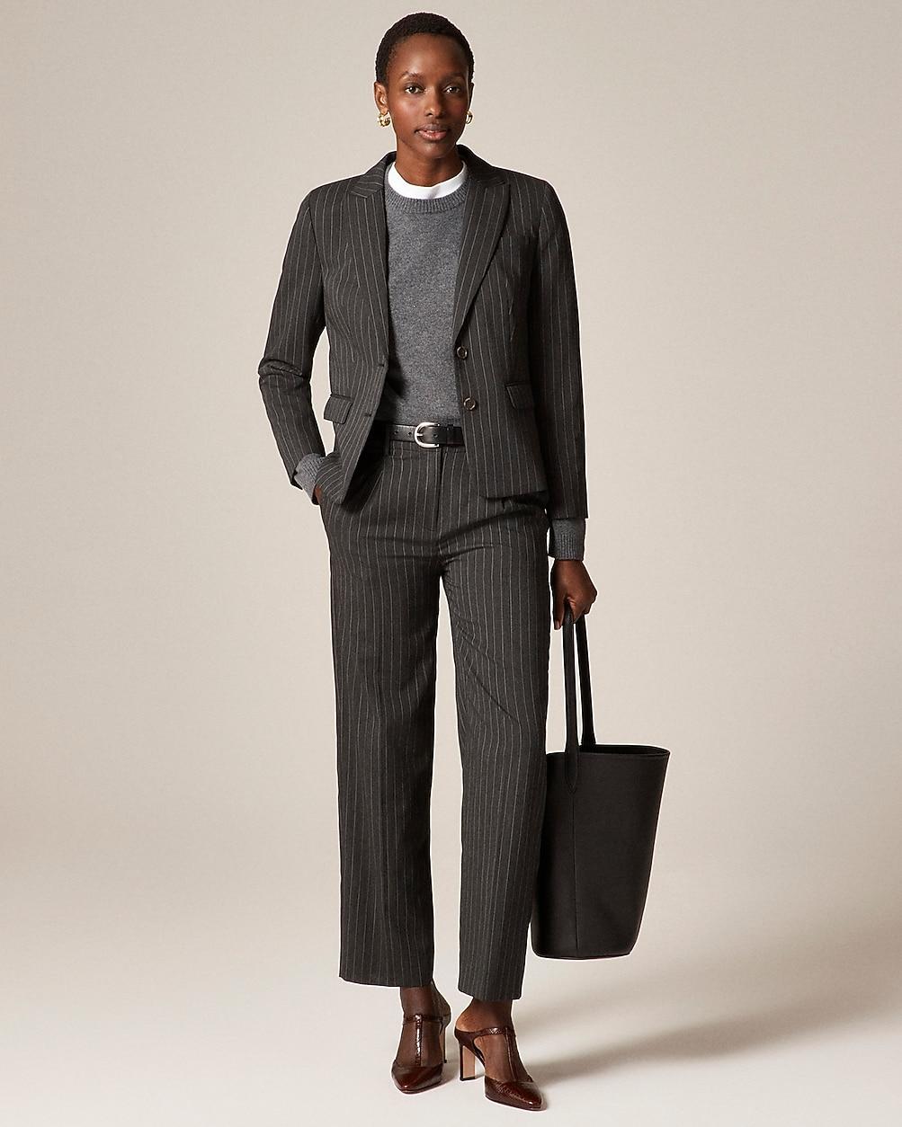 Ãcole blazer in striped Italian gauzy wool blend by J.CREW