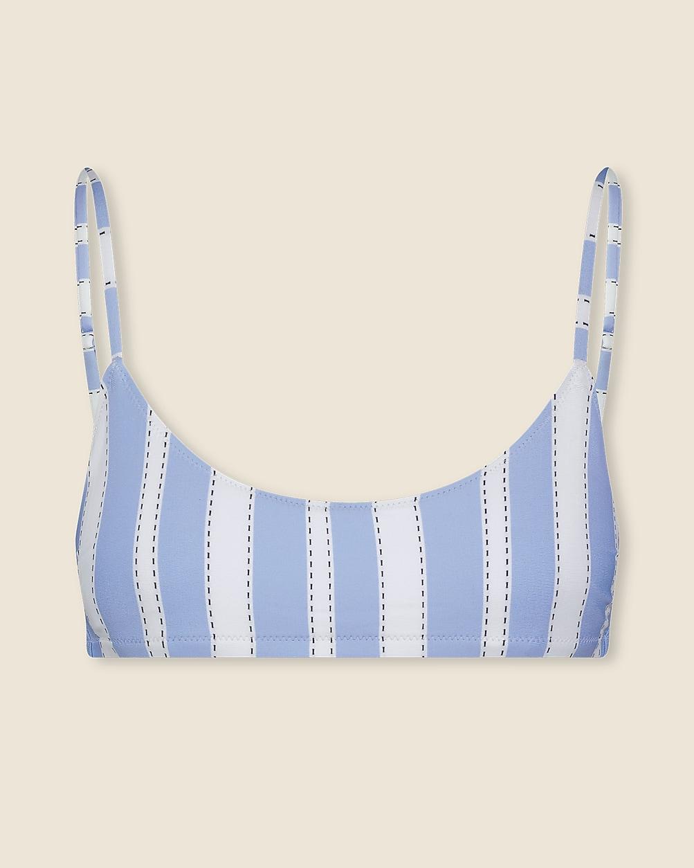 lemlem Asha scoopneck bikini top by J.CREW