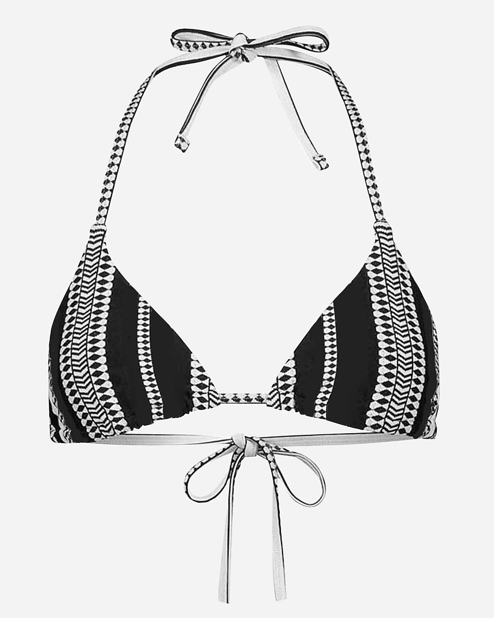 lemlem Malia triangle bikini top by J.CREW