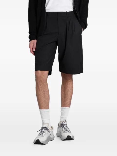 Mitre pleated-detail tailored shorts by _J.L-A.L_