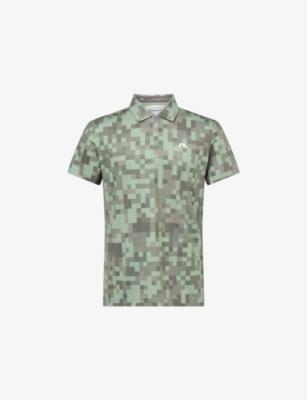 Dario Masters Graphic-Print Woven Polo Shirt by J.LINDEBERG