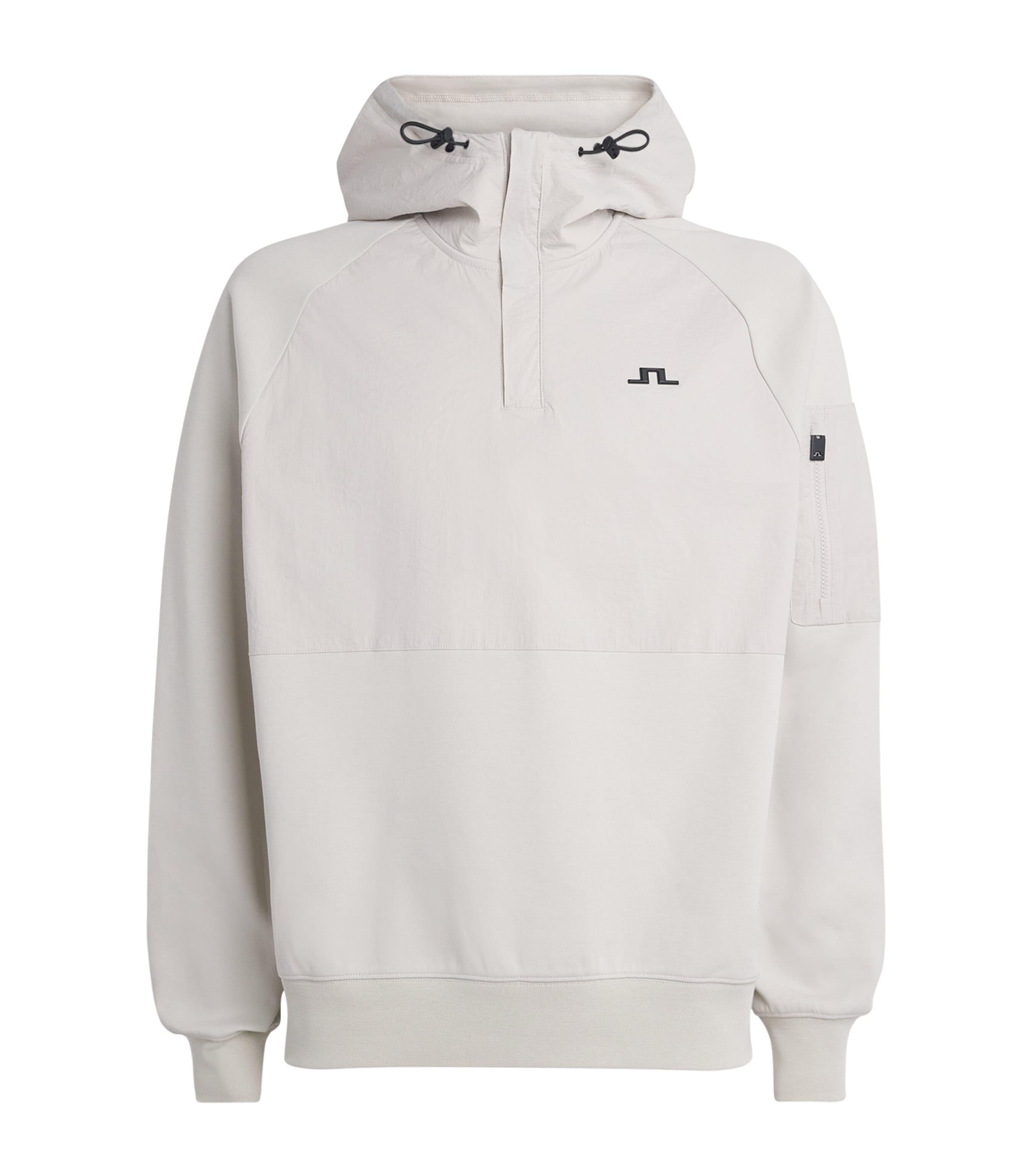 J Lindeberg Cotton-Blend Mijo Hybrid Hoodie by J.LINDEBERG