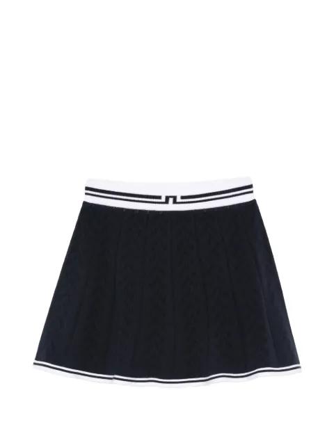 Pamela pointelle knitted short skirt by J.LINDEBERG