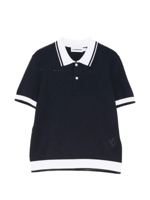 Polly pointelle polo top by J.LINDEBERG