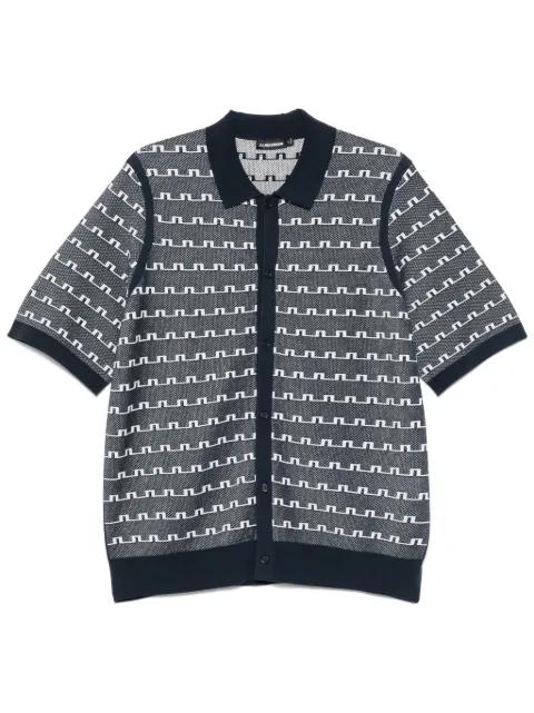 Rolando logo jacquard shirt by J.LINDEBERG