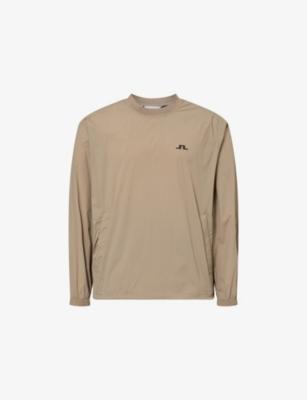 Ulf Crewneck Windbreaker Nylon Top by J.LINDEBERG
