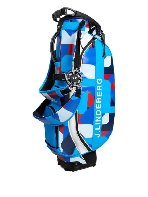 geometric-print golf bag by J.LINDEBERG