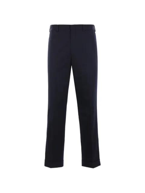gabardine turn up trousers by J.PRESS