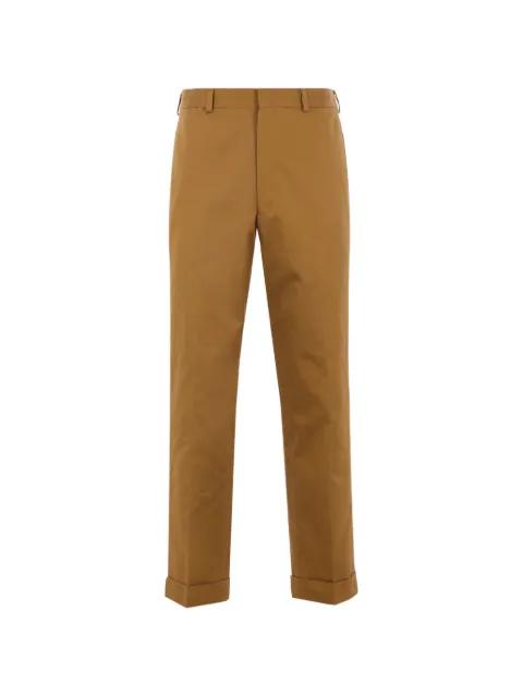 turn-up chino trousers by J.PRESS