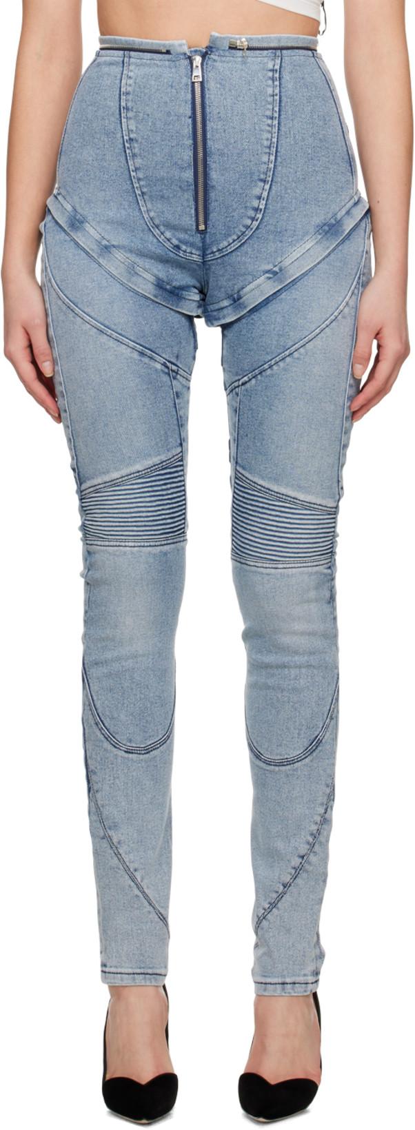 Blue Faded Jean by J6