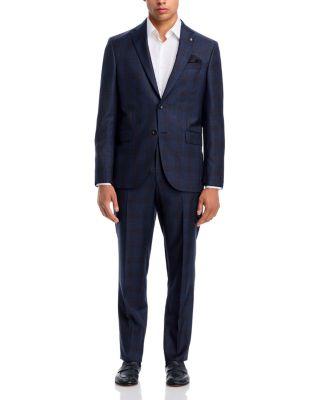 Plaid Regular Fit Suit by JACK VICTOR