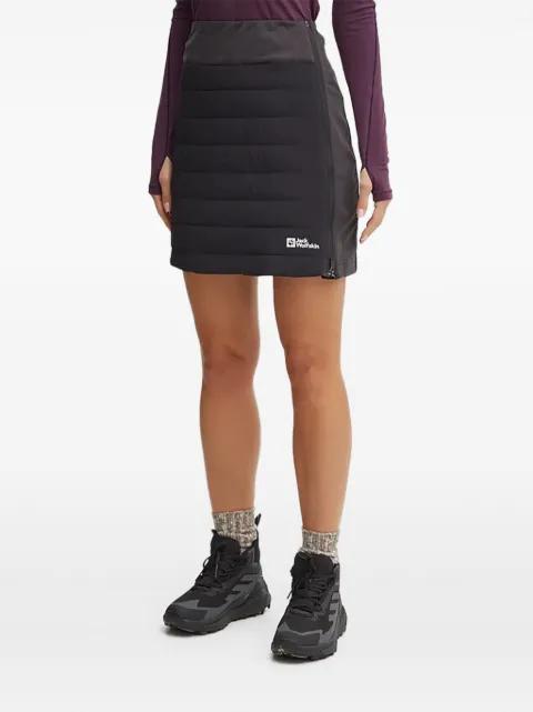 Alpspitze quilted mini skirt by JACK WOLFSKIN