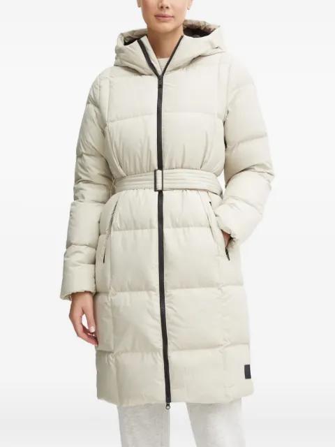 Frozen Lake belted hoodied coat by JACK WOLFSKIN
