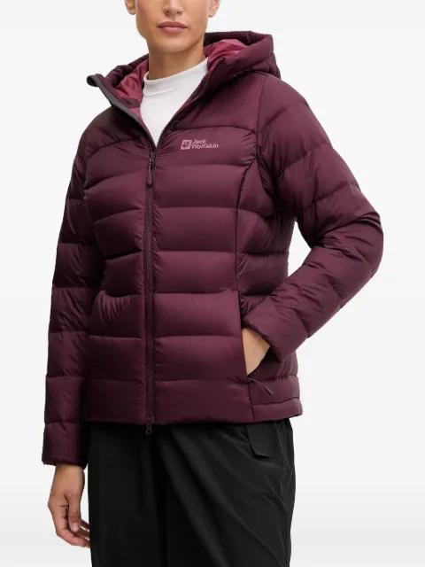Nebelhorn Down hoodied quilted performance jacket by JACK WOLFSKIN