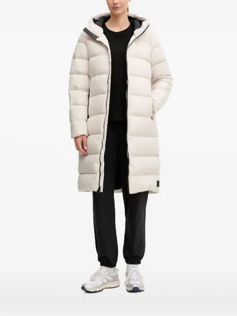 hoodied quilted coat by JACK WOLFSKIN