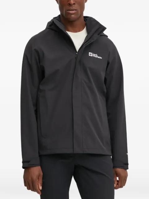 logo hoodied performance jacket by JACK WOLFSKIN