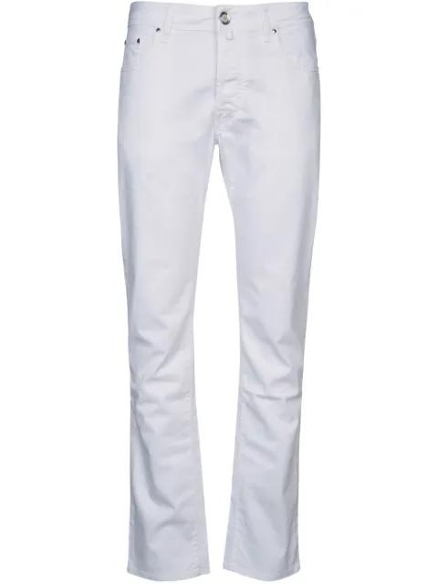 Bard logo-patch trousers by JACOB COHEN