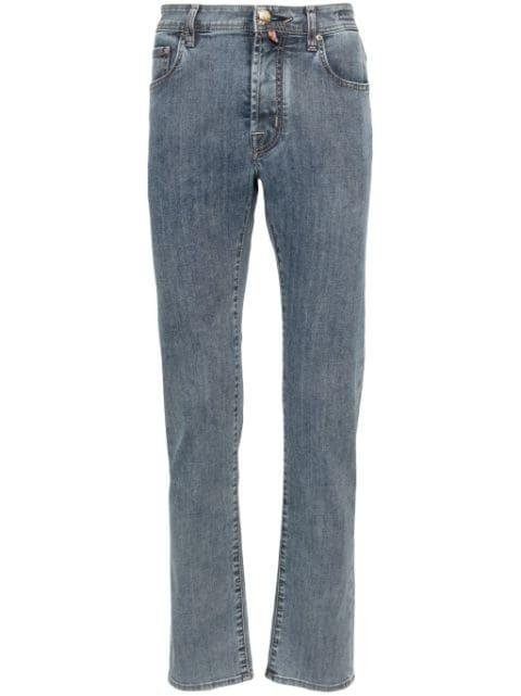 Bard mid-rise slim-fit jeans by JACOB COHEN