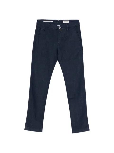 Bobby button-up denim jeans by JACOB COHEN