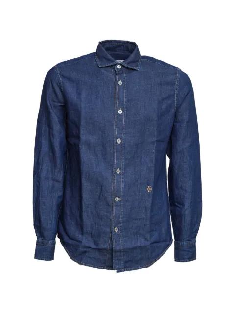 Chambray button closure shirt by JACOB COHEN