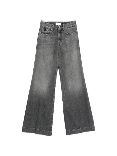 Jackie faded-effect wide-leg jeans by JACOB COHEN